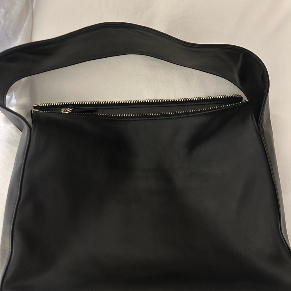 KHAITE Black Leather Shoulder Bag - Picture 8 of 9